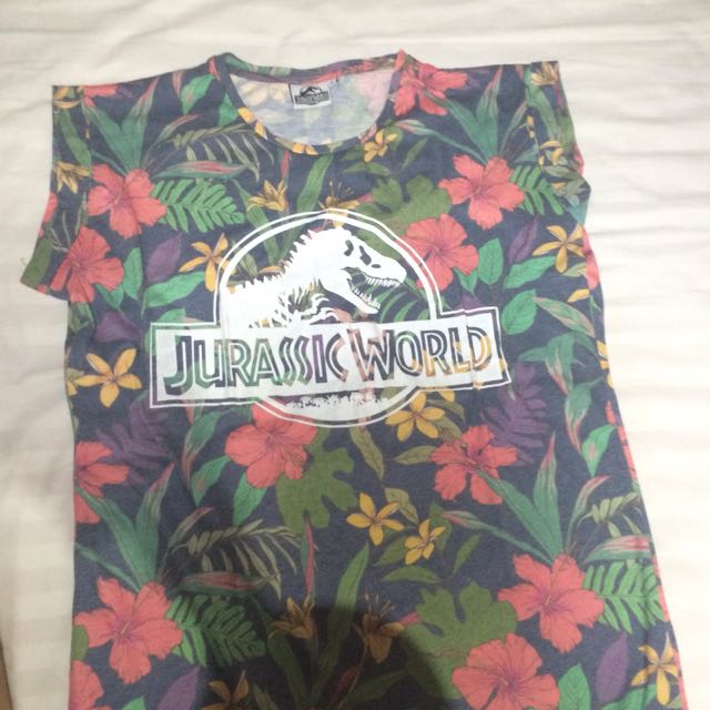 JURASSIC PARK T SHIRT PRIMARK, Fesyen 