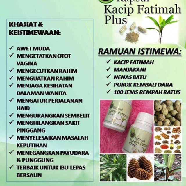 Kacip Fatimah Plus Health Beauty Perfumes Nail Care Others On Carousell Udało ci się przewinąć na sam dół, aby dowiedzieć się więcej o kacip fatimah? kacip fatimah plus