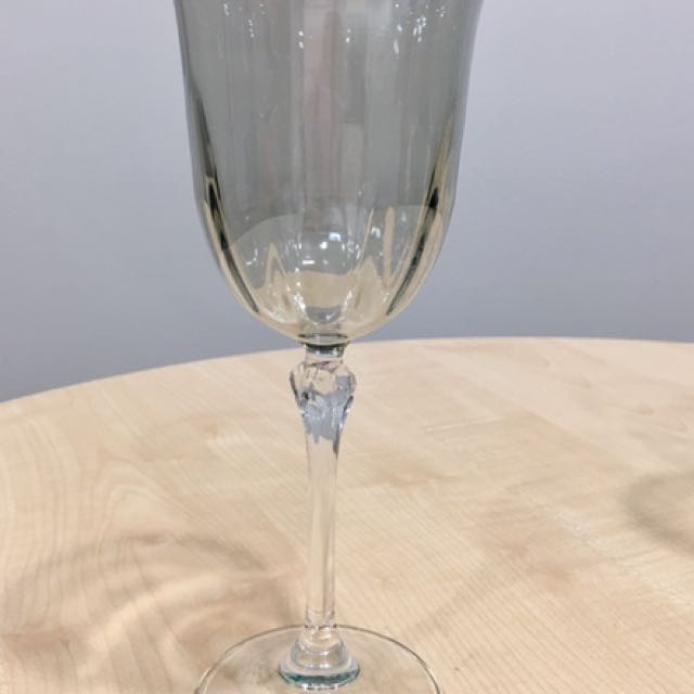 La Reine Italy Crystal Goblets red wine cups, Furniture & Home Living