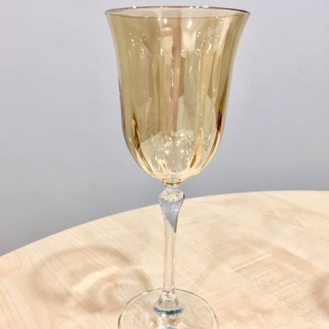 La Reine Italy Crystal Red Wine Glasses, Furniture & Home Living