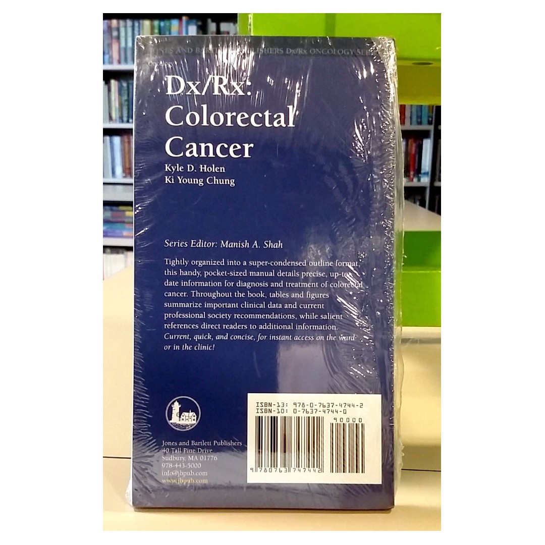 Medical Book Cancer Dxrx Colorectal Cancer By Kyle D Holen And Ki Young Chung - 