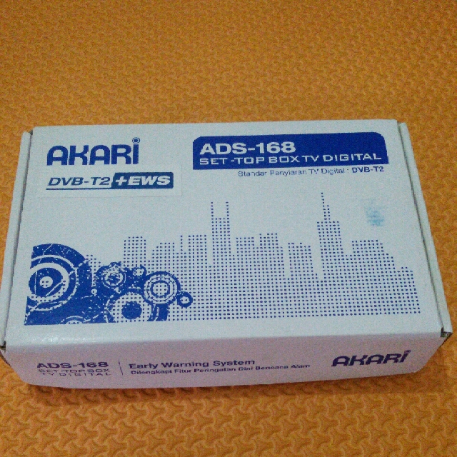Penguat Signal AKARI ADS-168 set Top Box Tv Digital DVB-T2+EWS, Electronics, TVs & Entertainment Systems on Carousell