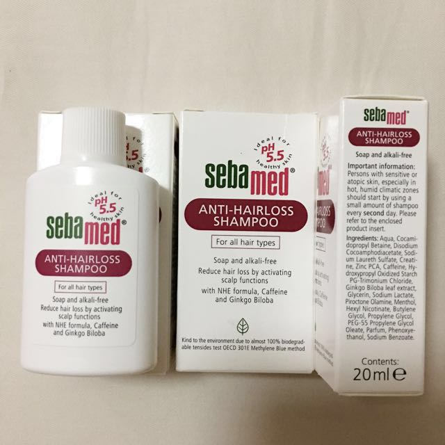 Sebamed Anti Hairloss Shampoo Health Beauty Hair Care On