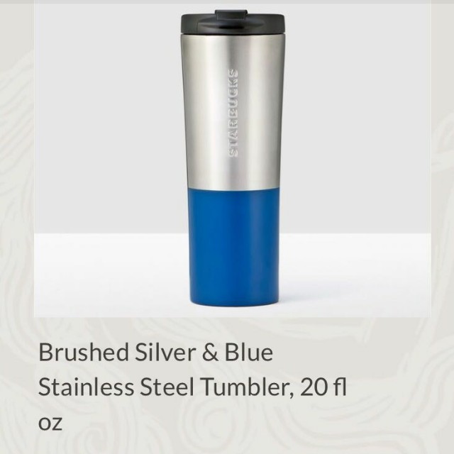 Starbucks Tumbler Venti 20 Fl Oz Stainless Steel Kitchen