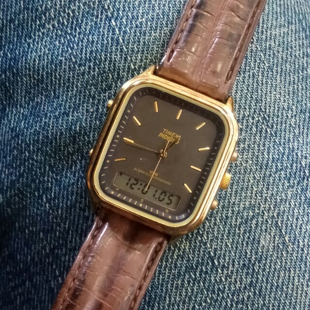 Timex dual time watch store