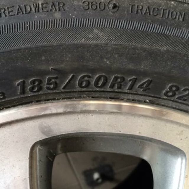Toyota tires and rims, Auto Accessories on Carousell
