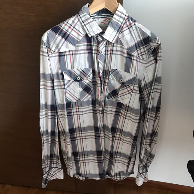 Zara Man Casual Shirt Men s Fashion Tops Sets Shirts on Carousell