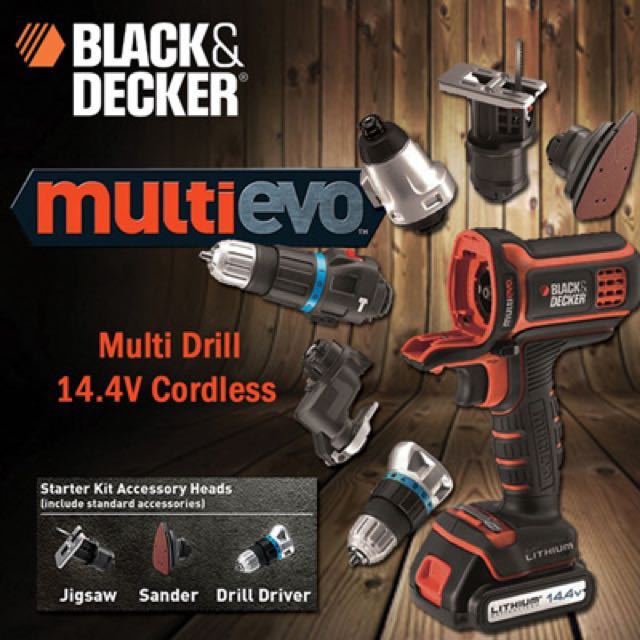Brand New Black & Decker 14.4V Multi Evo 143 Multi Drill All In 1
