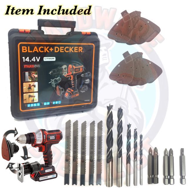 Brand New Black & Decker 14.4V Multi Evo 143 Multi Drill All In 1