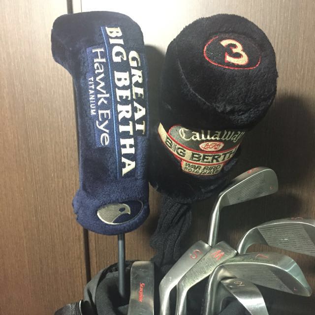 Golf Clubs, Callaway carbon Fiber Drivers With Scorpion Clubs, Sports