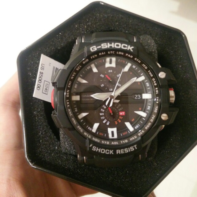 G Shock Gw A1000 1a Gshock Aviator Series Gravity Master Fesyen Pria Jam Tangan Di Carousell