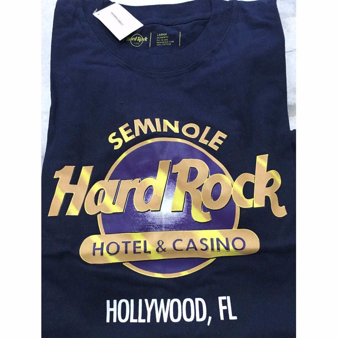 HARD ROCK TSHIRT MEN ORIGINAL FROM FACTORY L SIZE, Men's Fashion, Tops