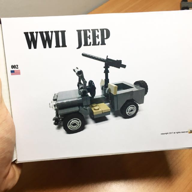 lego ww2 willys jeep