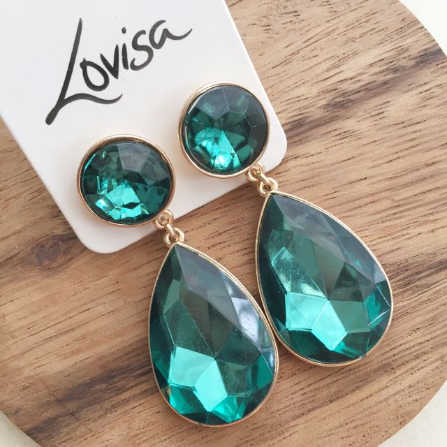 Lovisa Green Statement Celestial Earrings - ShopStyle