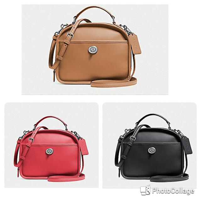 Lunch Pail In Retro Smooth Calf Leather Coach F11785