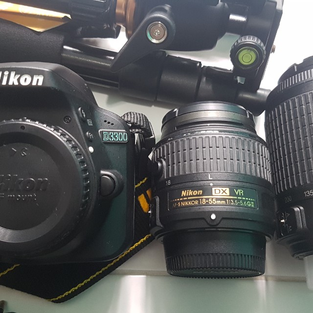 Nikon D3300 + Accessories, Photography, Cameras on Carousell
