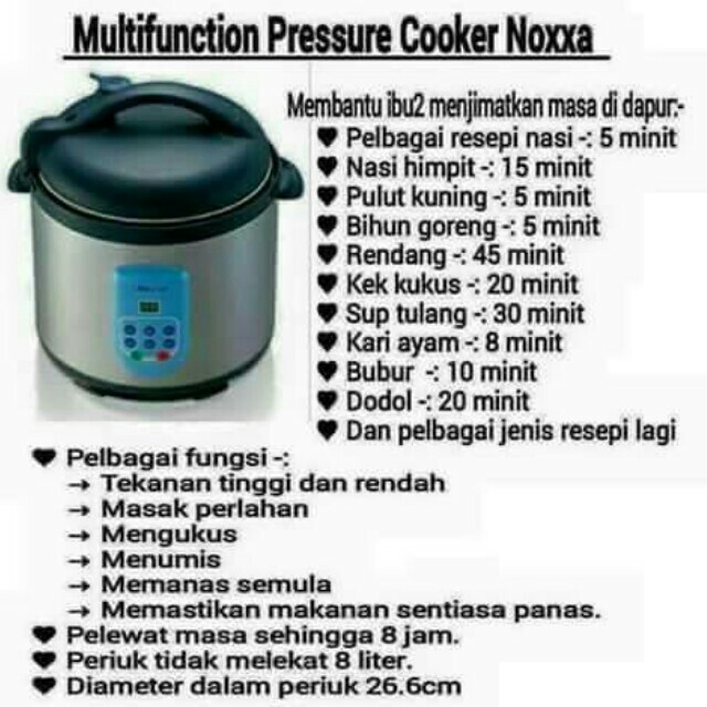 Periuk Noxxa Baru Perhantaraan Percuma Wasaap Azim 0197459004 Kitchen Appliances On Carousell