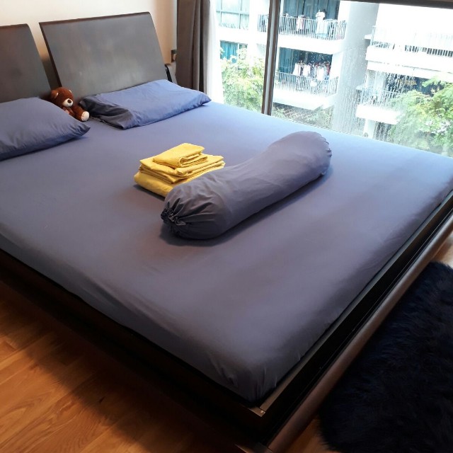 Picket & Rail Bed Frame, Furniture & Home Living, Furniture, Bed Frames