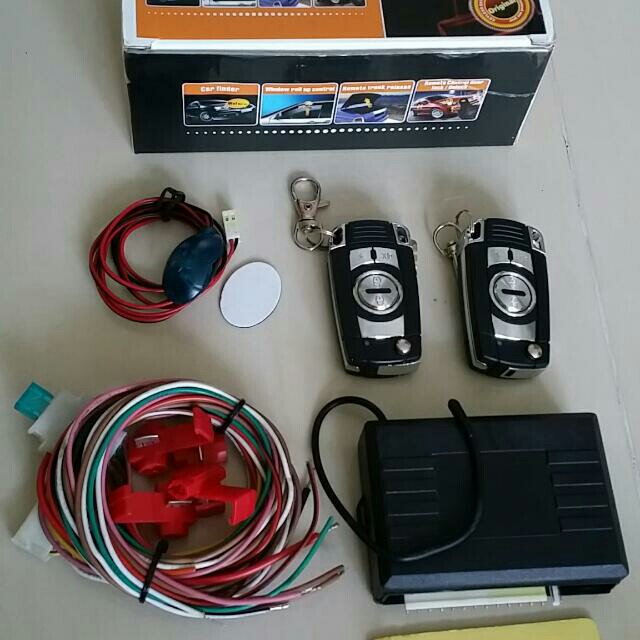 KEYLESS ENTRY SYSTEM (Category: Key & Remote) located in Singapore. Submitted by khoorichard (Listing ID 129740367, Image 1). Description: New in box, centre locking, BMW model remote controller, lock and unlock your car Convenient with remote controller and sefty, have installation guide, can fit for all cars, easy to insstall, just selling at $110.
