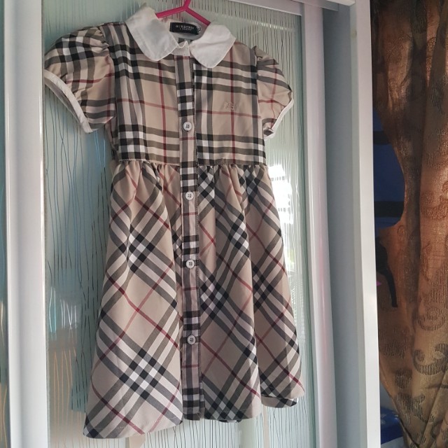 Fast Deal! Replica Burberry dress, Babies & Kids, Babies & Kids Fashion on  Carousell