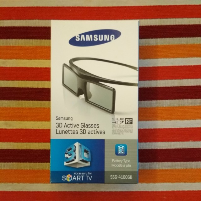 Samsung 3D Active Glasses Lunettes 3D actives, TV & Home Appliances, TV ...
