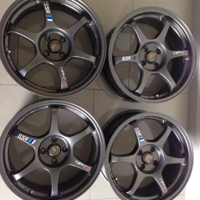 SSR type C RS 17x7j rim et40, Auto Accessories on Carousell