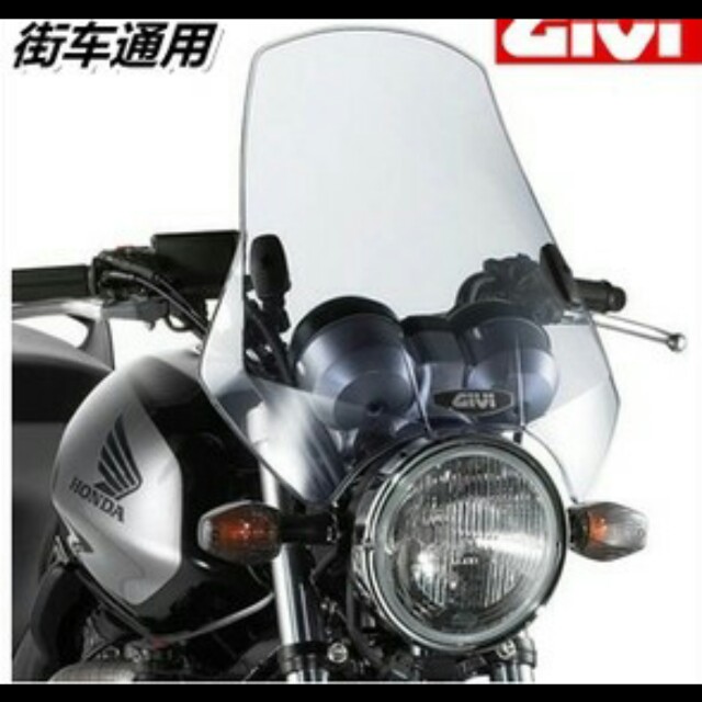 Motorcycle Black Windscreen Windshield Protector Guard Double Bubble For Honda CB400SF Super Four 