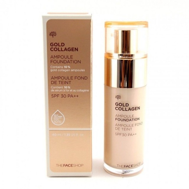 Gold Collagen Ampoule Foundation Spf30 Pa By The Face Shop