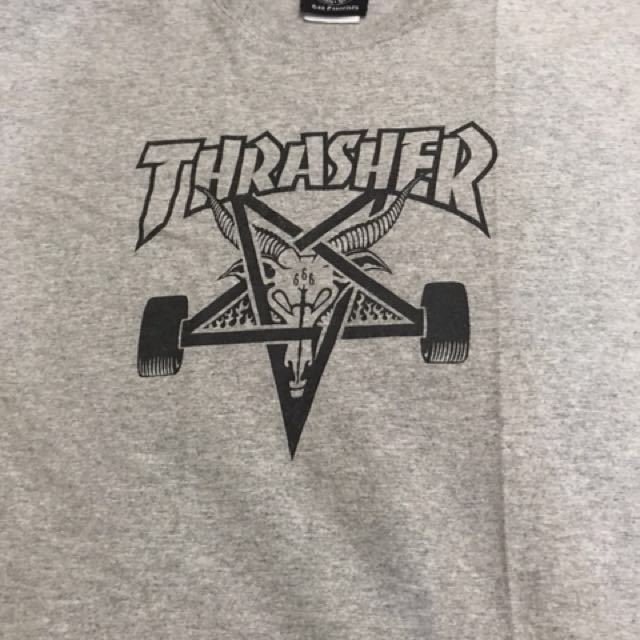 oversized thrasher t shirt dress