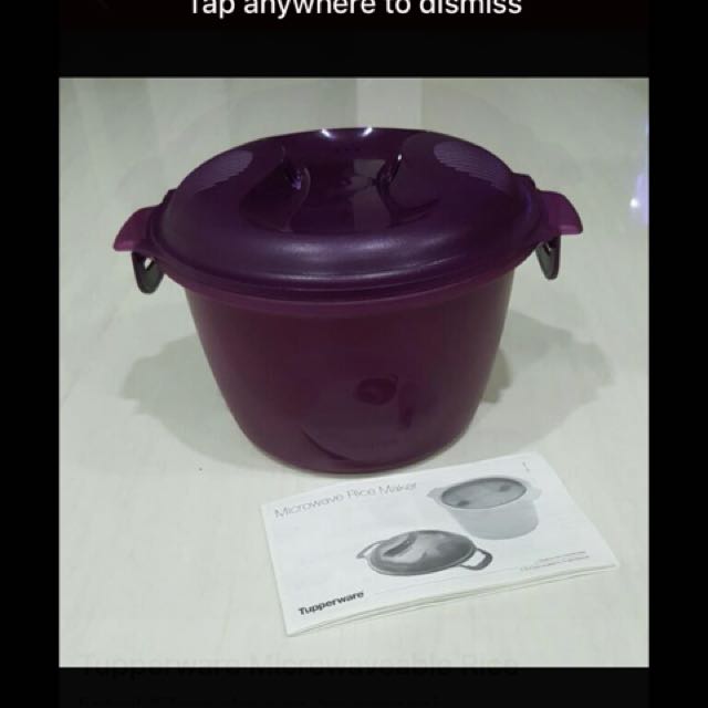 Tupperware Rice Cooker, TV & Home Appliances, Kitchen Appliances
