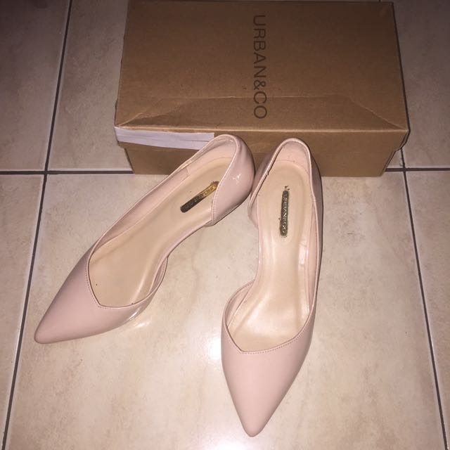 Urban Co Urban N Co Peach Heels Fesyen Wanita Sepatu Di Carousell