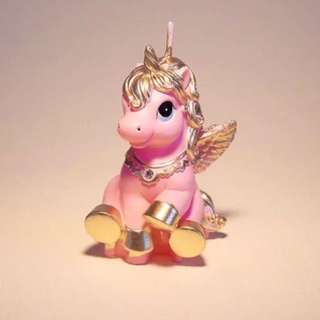 Unicorn candle