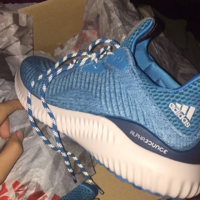 alphabounce adidas blue