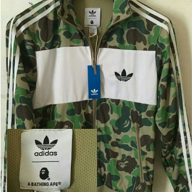 Adidas x bape track top clearance