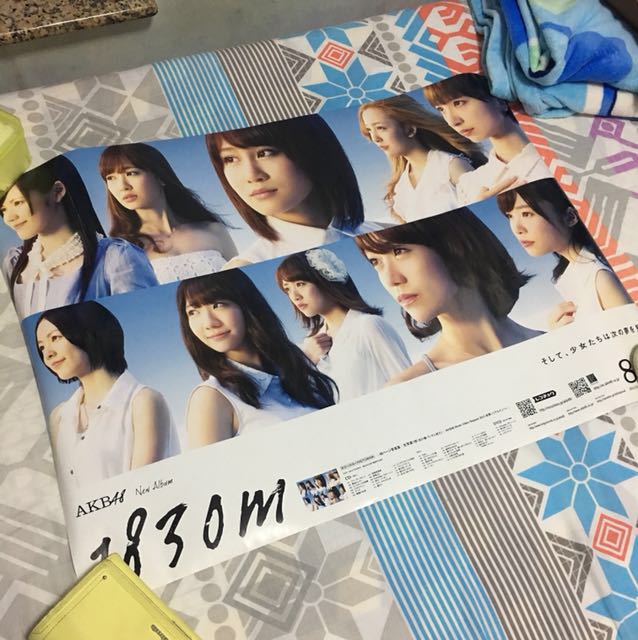 AKB48 1830m 海報雙面前田敦子全員指原莉乃柏木由紀渡辺麻友松井珠理奈