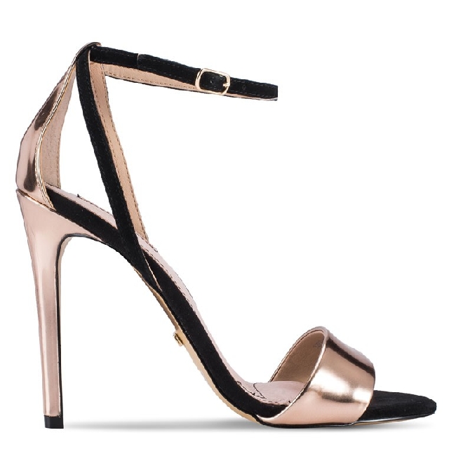 Topshop rose gold heels on sale