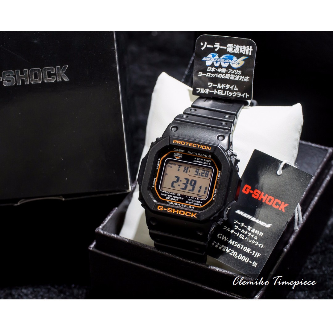 土瓜灣海悅店 Casio G Shock 5600 Series 日本版 Gw M5610r 1jf G Shock 5600 Series系列 電波受信機能 Tough Solar Gw M5610r 1 可簽卡 可分期 現金交易優惠 03 07 名牌 錶 Carousell