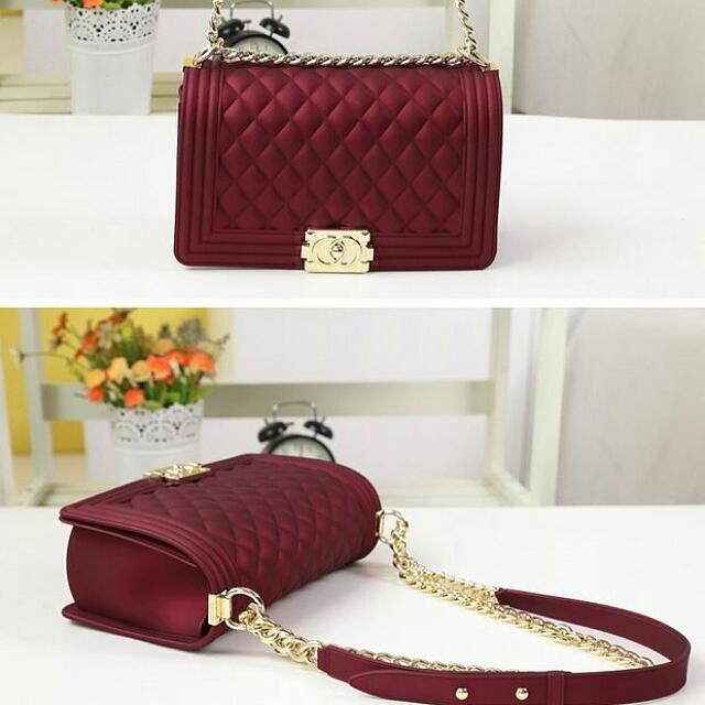 Chanel Jelly Toyboy, Women's Fashion, Bags & Wallets, Purses & Pouches on  Carousell