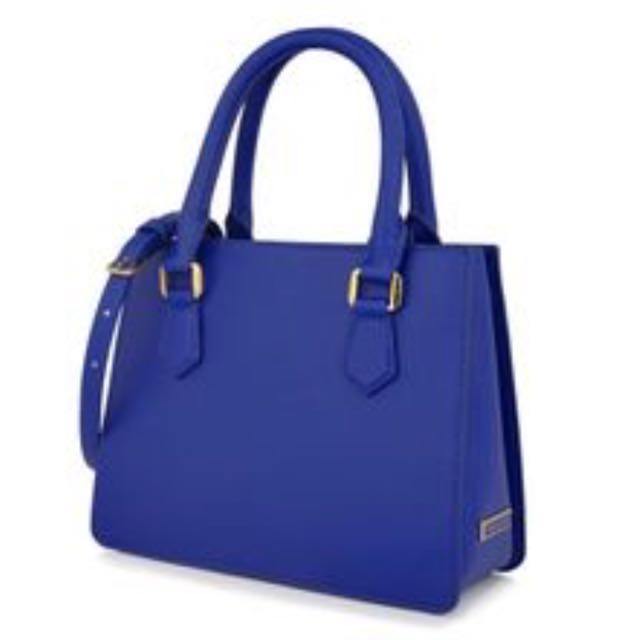 charles keith blue bag