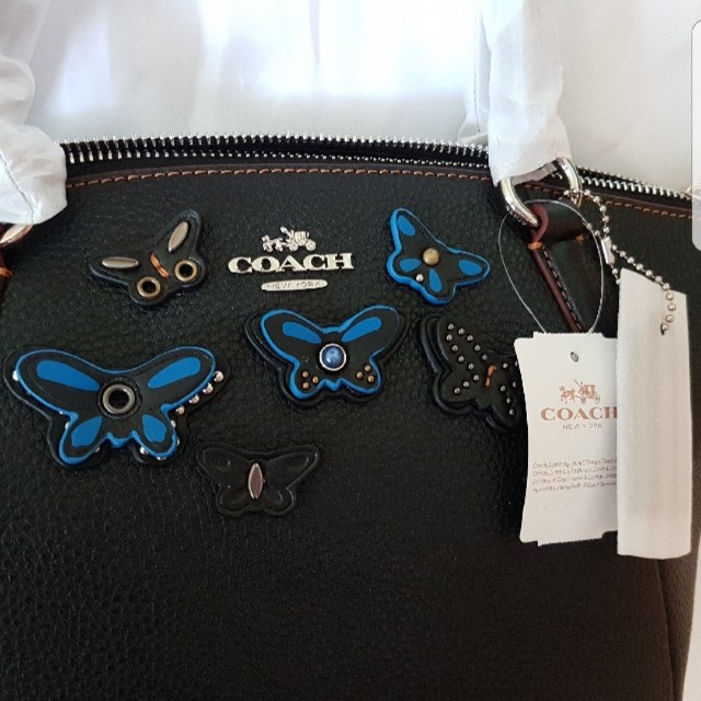 coach butterfly applique wallet