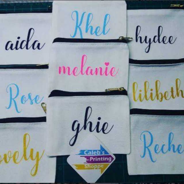 Personalized clearance change purse