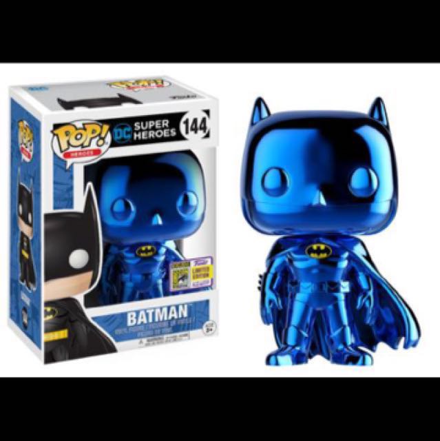 funko pop batman blue chrome