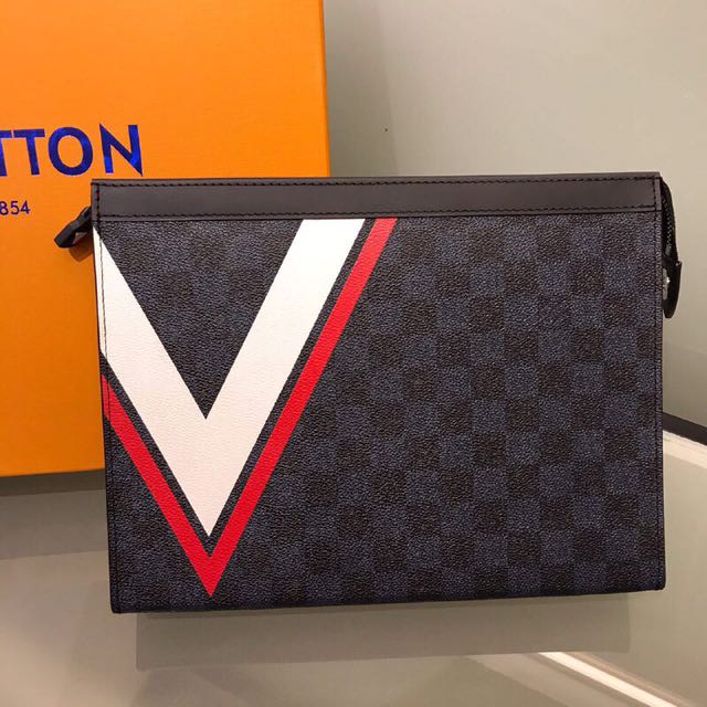 LOUIS VUITTON CLUTCH 2017 AMERICA'S CUP, Luxury, Bags  Wallets on Carousell