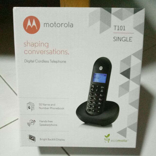 Motorola T101 Single Digital Cordless Telephone, Audio, Other Audio