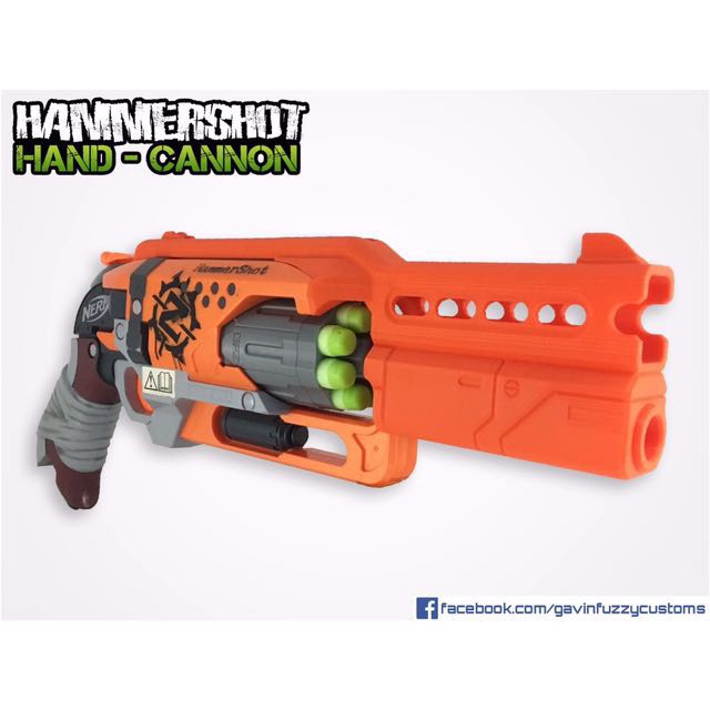 Nerf hammershot deals 6 shot cylinder