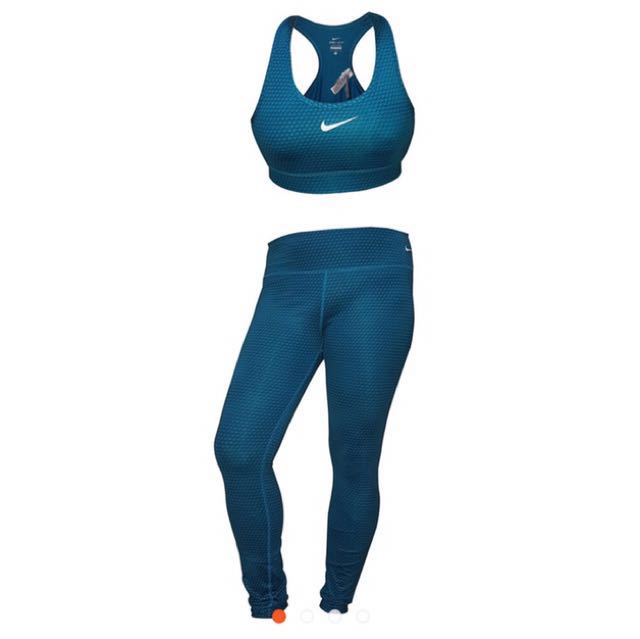 Nike Dri-Fit Active Wear Set (Sports Bra + Leggings)