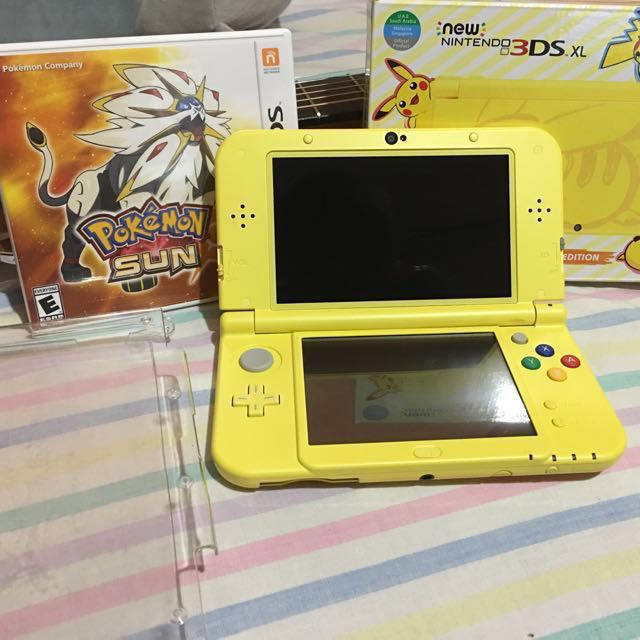 3ds xl pikachu yellow edition