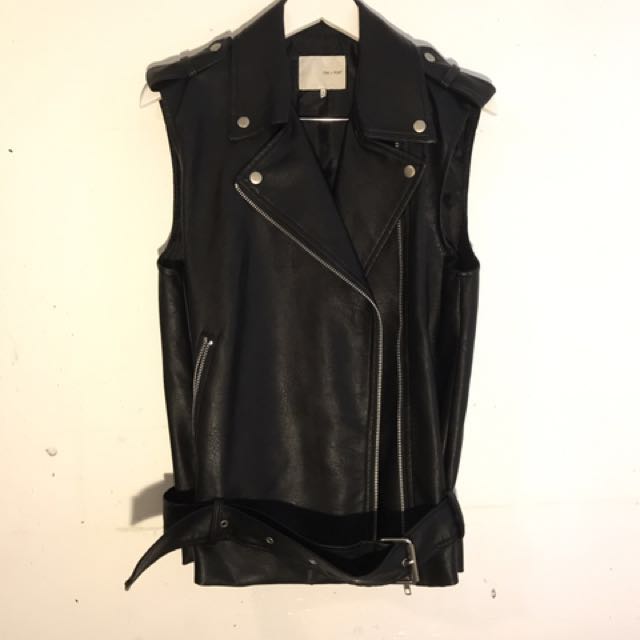 oak and fort leather jacket