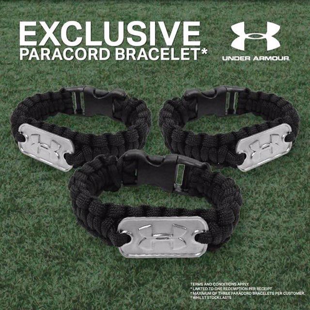 Paracord Survival Bracelet Under Armour Men S Fashion Accessories Paracord Survival Bracelet Under Armour Men S Fashion Accessories On Carou