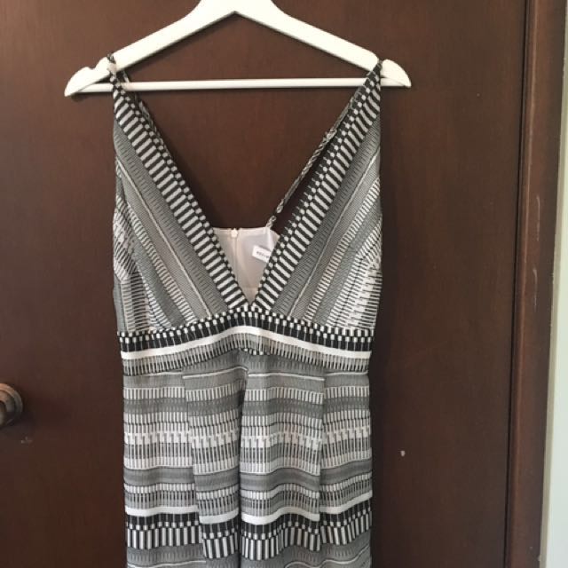 bec and bridge white playsuit